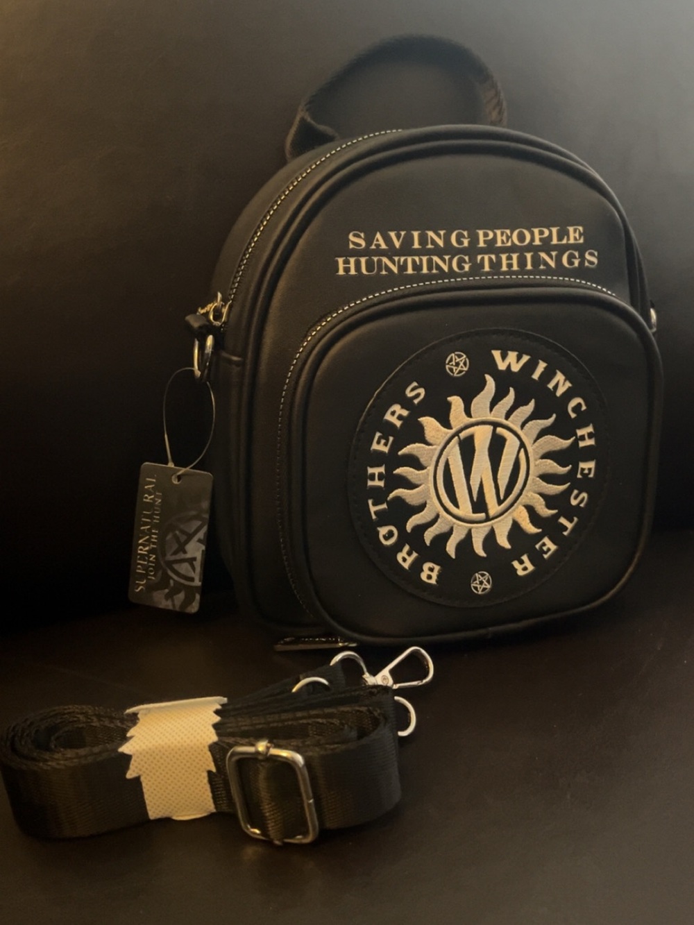 Supernatural Buckle-Down Winchester Brothers Bag with detachable shoulder strap